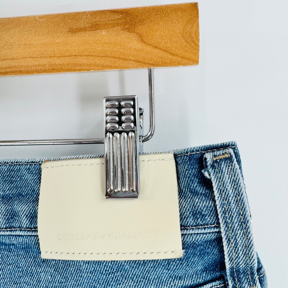 Citizens Of Humanity Straight Leg Jeans in Medium Blue Wash - Delfina Straight - Picture 9 of 13